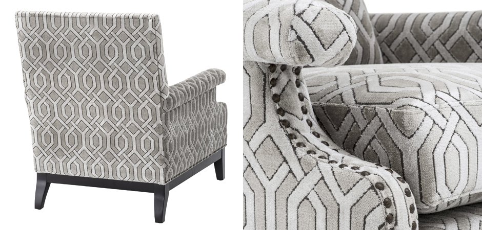 Кресло Eichholtz Chair Goldoni Grey Кресло Eichholtz Chair Goldoni Grey - Loft-Concept в Липецке