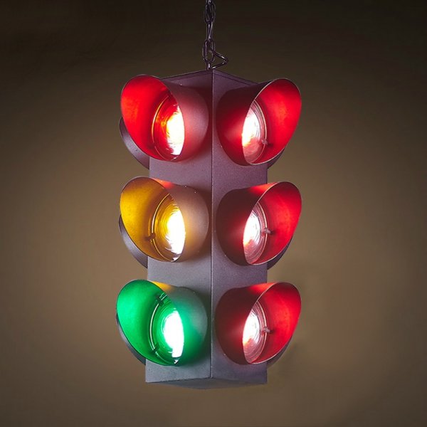 Подвесной светильник Светофор Loft Traffic Light Pendant Подвесной светильник Светофор Loft Traffic Light Pendant в Липецке | Loft Concept