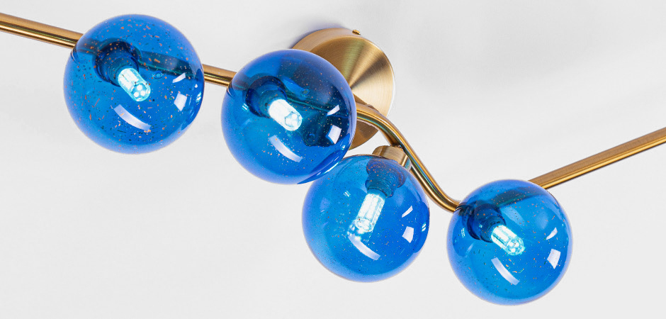 Бра Cherry FLUSH MOUNT Wall Lamp blue Бра Cherry FLUSH MOUNT Wall Lamp blue - Loft-Concept в Липецке