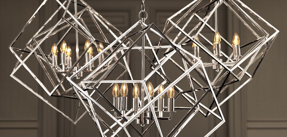 Подвесной светильник КУБ Matrix цвет Nickel Подвесной светильник КУБ Matrix цвет Nickel - Loft-Concept в Липецке