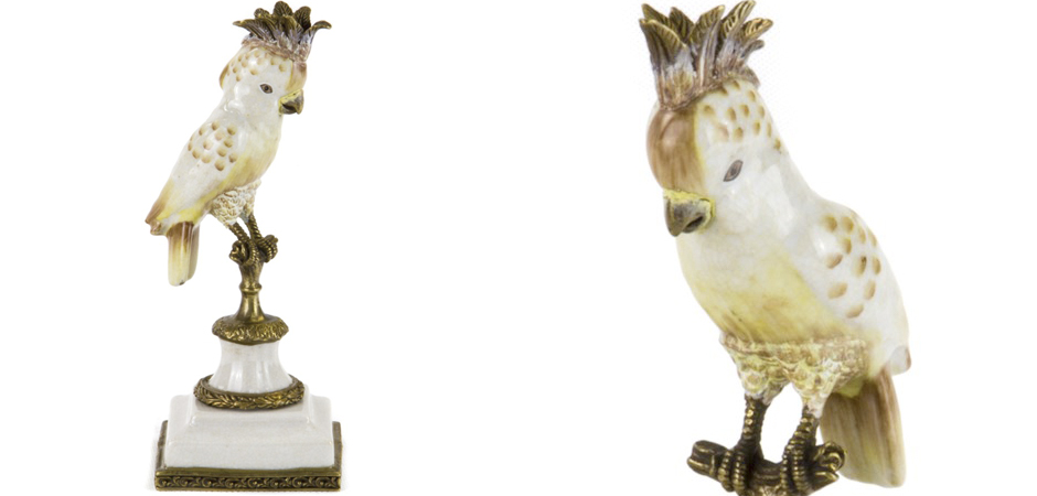Статуэтка White Crested Parrot Статуэтка White Crested Parrot - Loft-Concept в Липецке