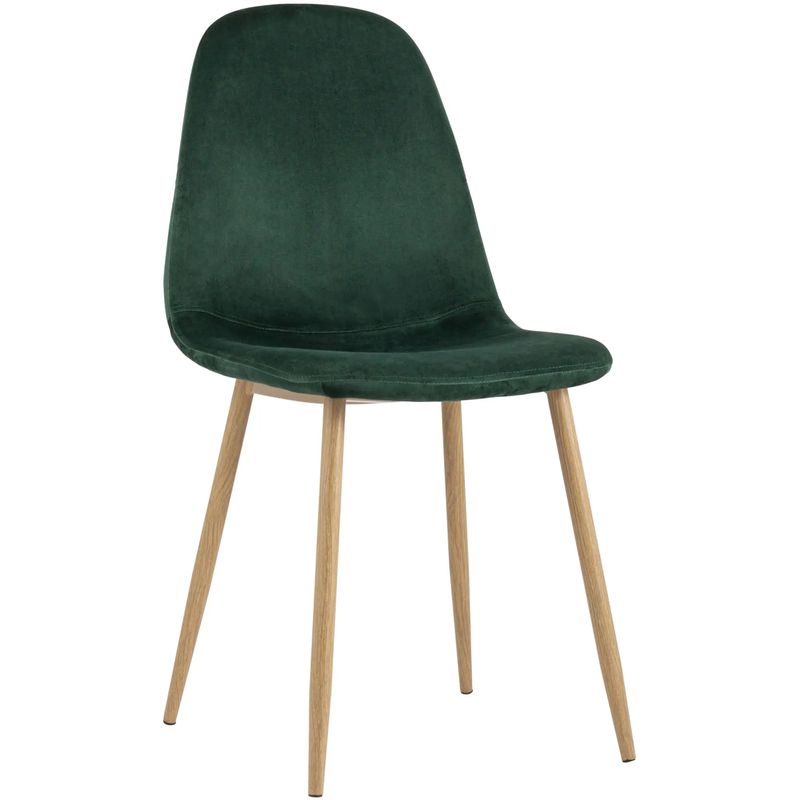Стул Archie Chair Темно-Зеленый Велюр Зеленый Древесина Стул Archie Chair Темно-Зеленый Велюр Зеленый Древесина в Липецке | Loft Concept