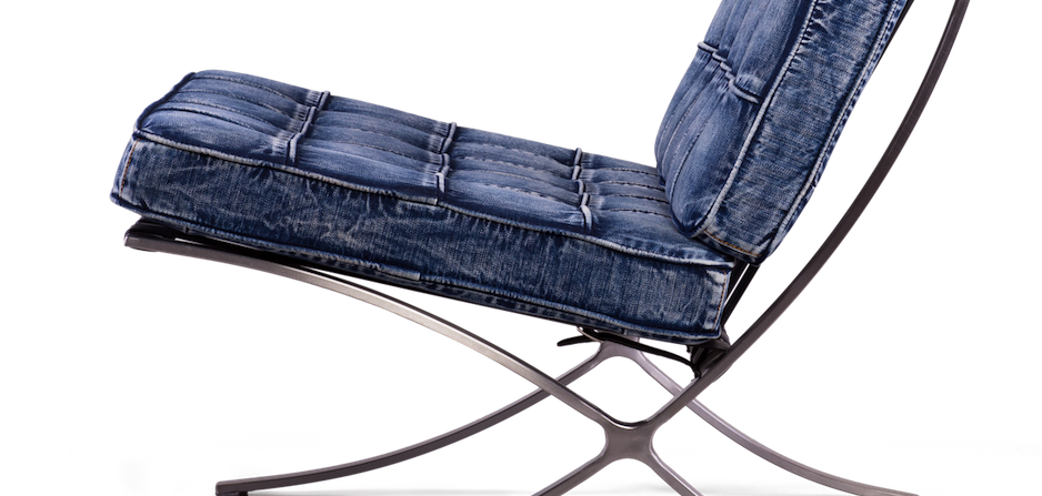 Кресло Barcelona Denim Кресло Barcelona Denim - Loft-Concept в Липецке