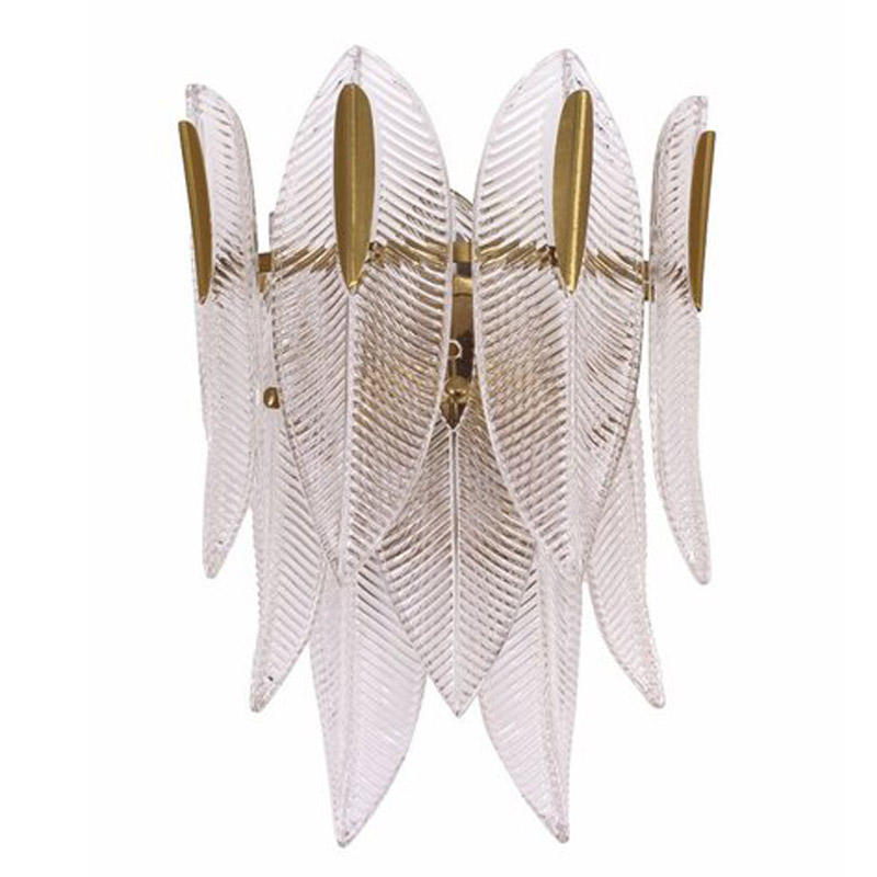 Бра Textured Glass Petals Sconce Бронза Бра Textured Glass Petals Sconce Бронза в Липецке | Loft Concept