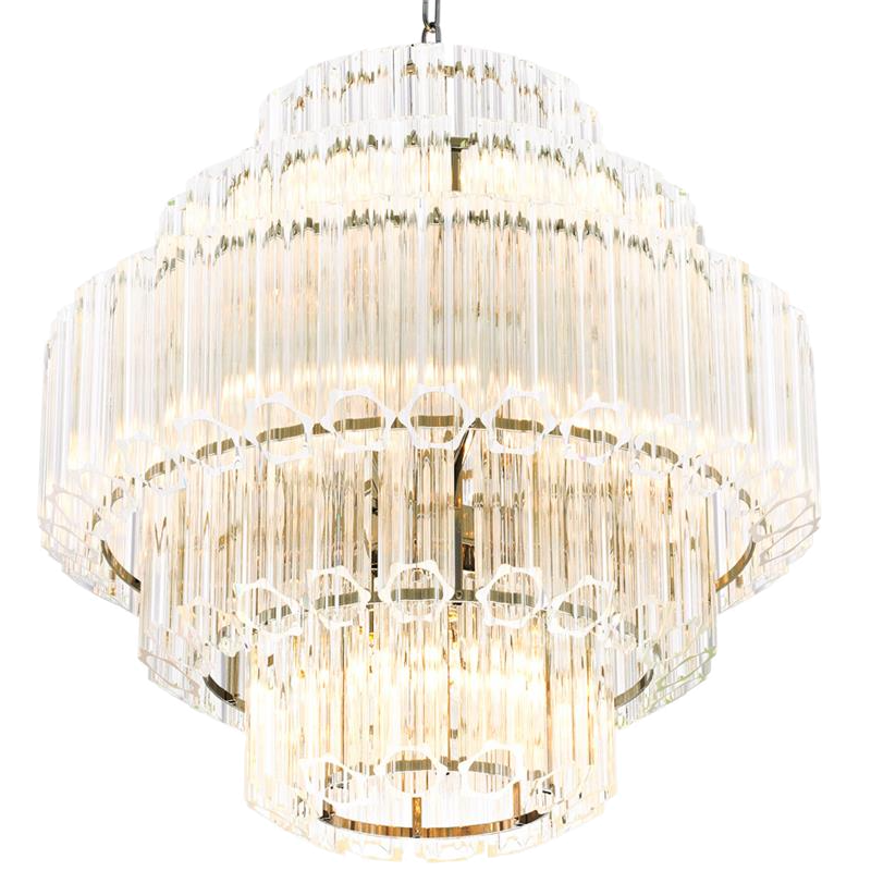 Люстра Chandelier Vittoria S Clear Никель Прозрачный (Transparent) Люстра Chandelier Vittoria S Clear Никель Прозрачный (Transparent) в Липецке | Loft Concept