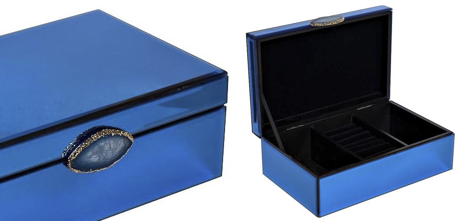Шкатулка Blue Surprise Parallelepiped Шкатулка Blue Surprise Parallelepiped - Loft-Concept в Липецке