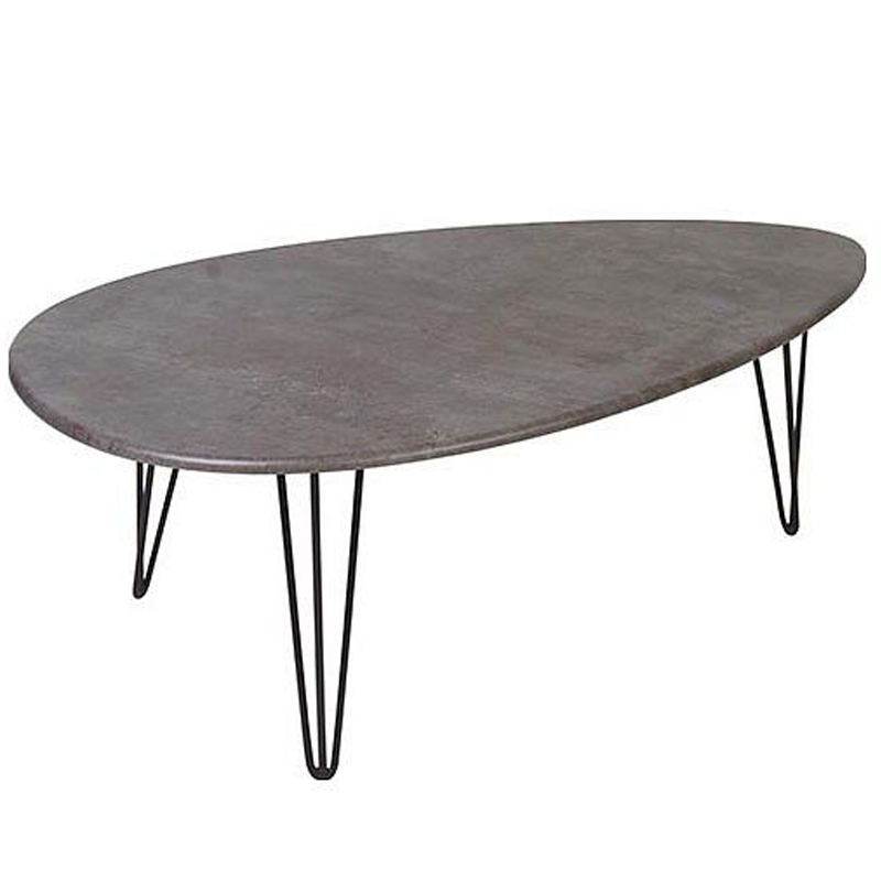 Кофейный стол Dorian Coffee Table gray Серый бетон Кофейный стол Dorian Coffee Table gray Серый бетон в Липецке | Loft Concept
