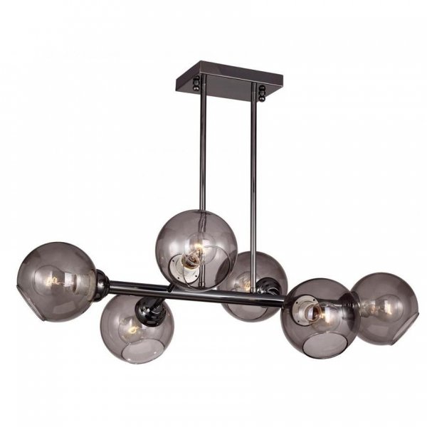 Люстра Glass Bubble Chandelier Black Черный Люстра Glass Bubble Chandelier Black Черный в Липецке | Loft Concept