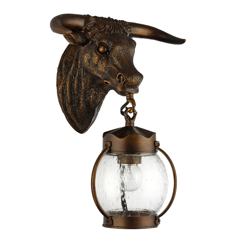 Уличный светильник Buffalo Lantern Коричневый винтаж Прозрачное Стекло Уличный светильник Buffalo Lantern Коричневый винтаж Прозрачное Стекло в Липецке | Loft Concept