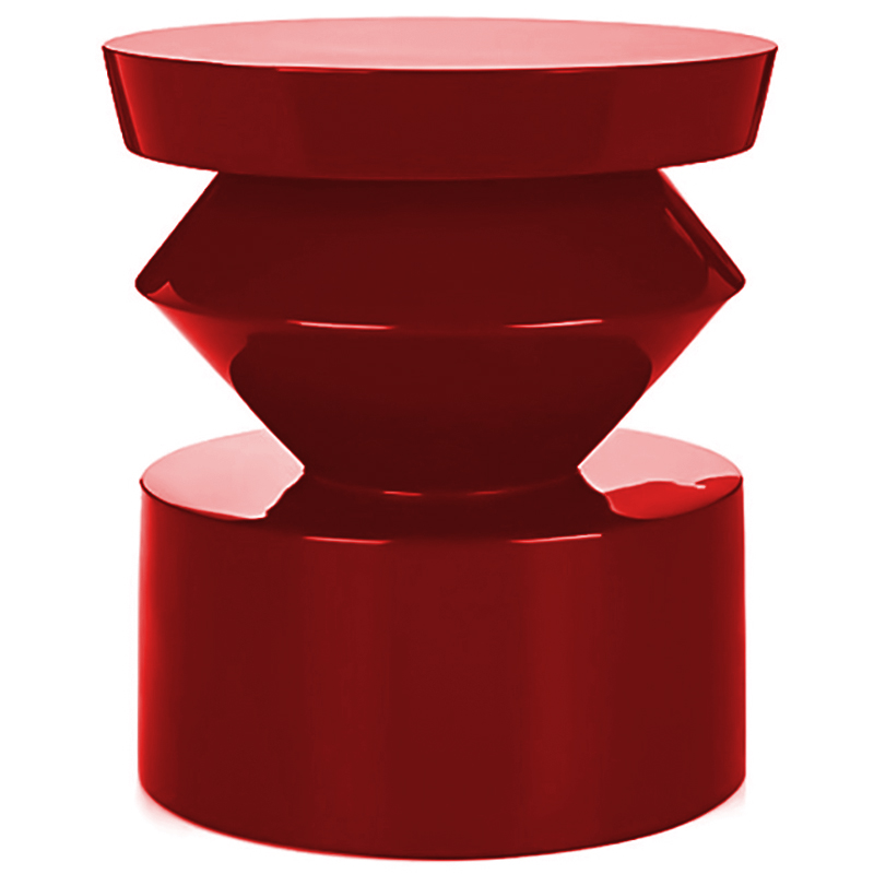 Приставной столик UMA SIDE TABLE Red Красный Приставной столик UMA SIDE TABLE Red Красный в Липецке | Loft Concept