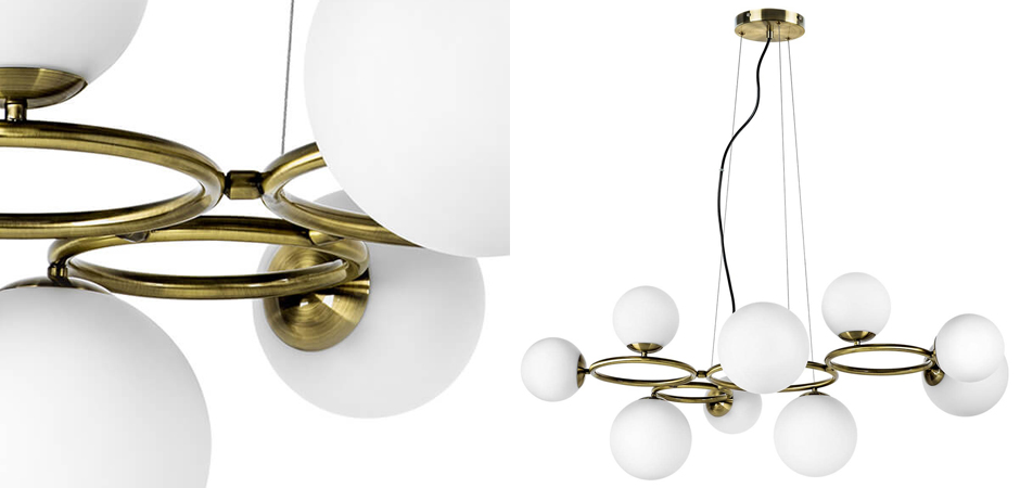 Люстра Bubbles on 4 Rings Chandelier Люстра Bubbles on 4 Rings Chandelier - Loft-Concept в Липецке