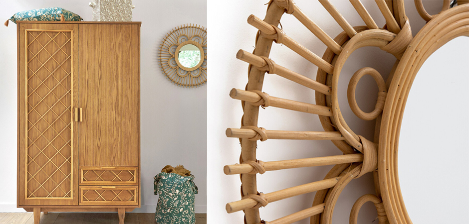 Зеркало Mirror Rattan Round D65 Зеркало Mirror Rattan Round D65 - Loft-Concept в Липецке