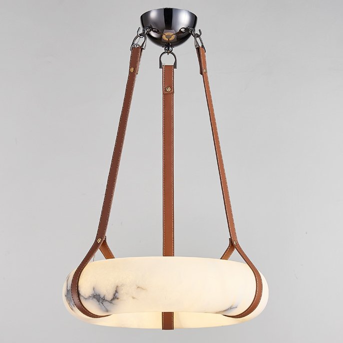 Люстра OSLO Pendant light Белый Коричневый Люстра OSLO Pendant light Белый Коричневый в Липецке | Loft Concept