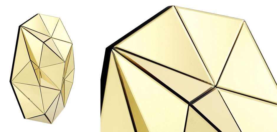 Зеркало Eichholtz Mirror Topanga Gold Зеркало Eichholtz Mirror Topanga Gold - Loft-Concept в Липецке