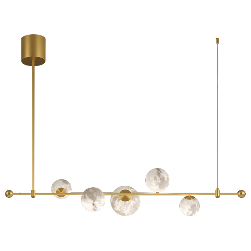Светильник Tech Lighting Modern Rail Geometric Linear Suspension 5 Gold Белый Золотой Светильник Tech Lighting Modern Rail Geometric Linear Suspension 5 Gold Белый Золотой в Липецке | Loft Concept