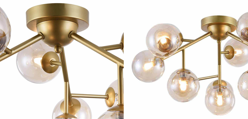 Потолочный Светильник Berries Chandelier Amber 60 Потолочный Светильник Berries Chandelier Amber 60 - Loft-Concept в Липецке