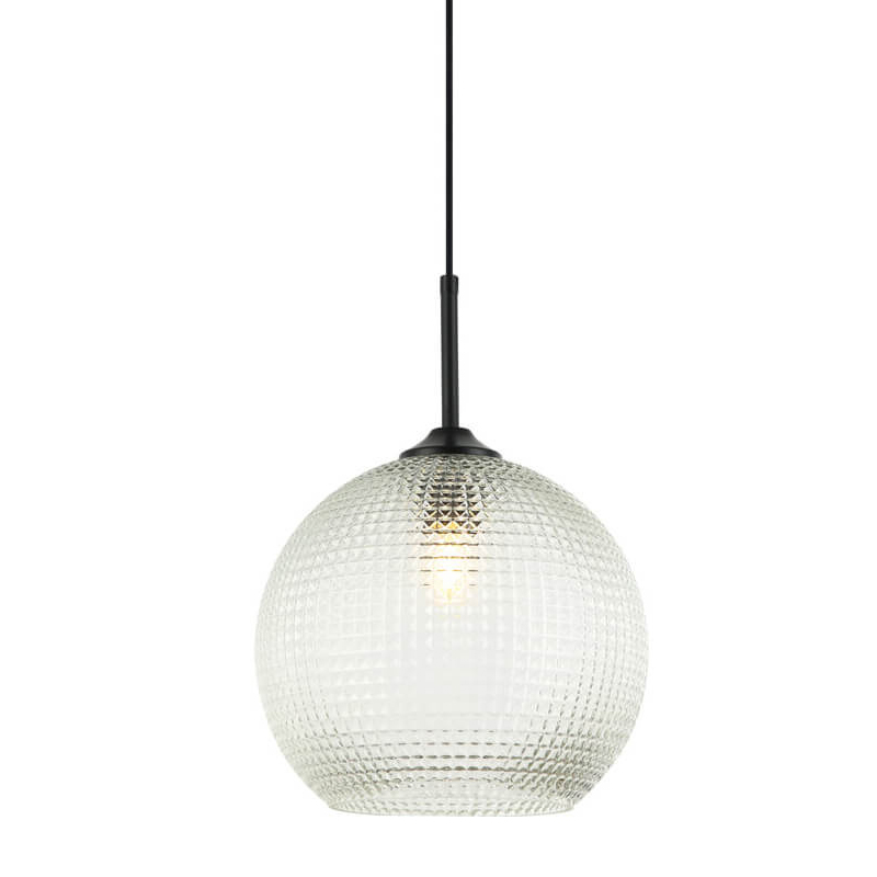 Подвесной светильник Crystal Galaxy Ball transparent glass Черный Прозрачное Стекло Подвесной светильник Crystal Galaxy Ball transparent glass Черный Прозрачное Стекло в Липецке | Loft Concept