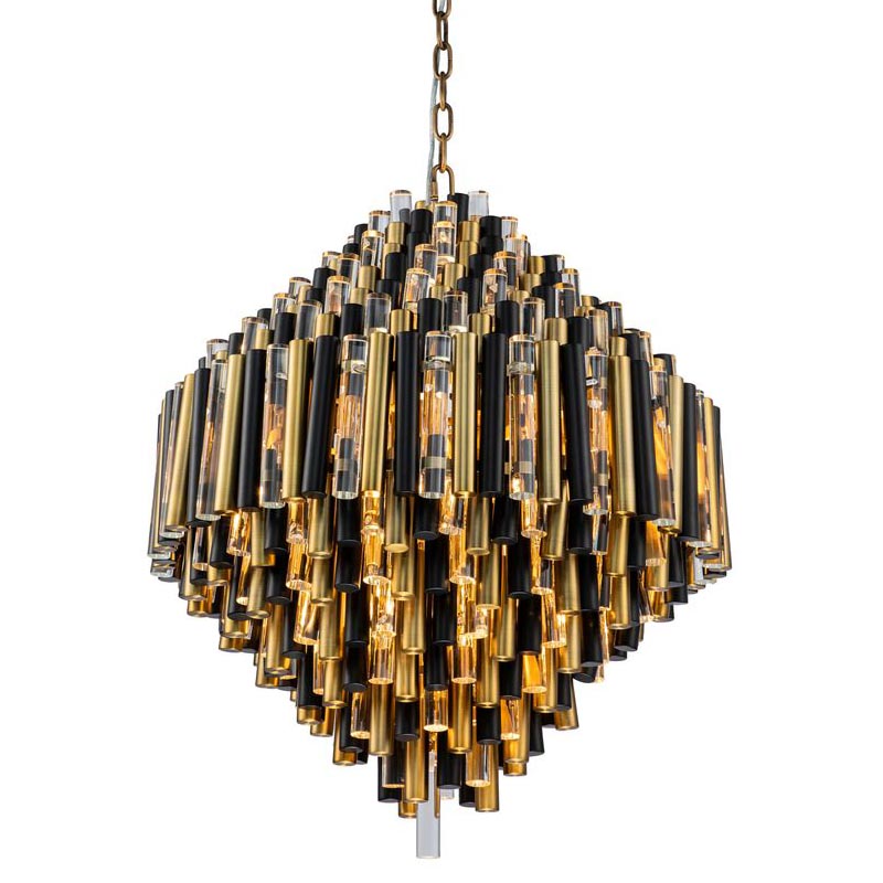 Люстра Black Brass Symphony Chandelier Черный Латунь Прозрачный (Transparent) Люстра Black Brass Symphony Chandelier Черный Латунь Прозрачный (Transparent) в Липецке | Loft Concept
