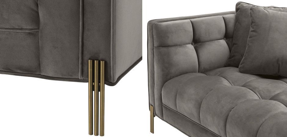 Диван Eichholtz Sofa Sienna grey Диван Eichholtz Sofa Sienna grey - Loft-Concept в Липецке