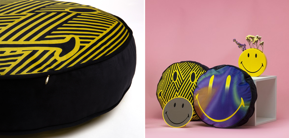 Подушка Zig-Zag Cushion Smiley Подушка Zig-Zag Cushion Smiley - Loft-Concept в Липецке