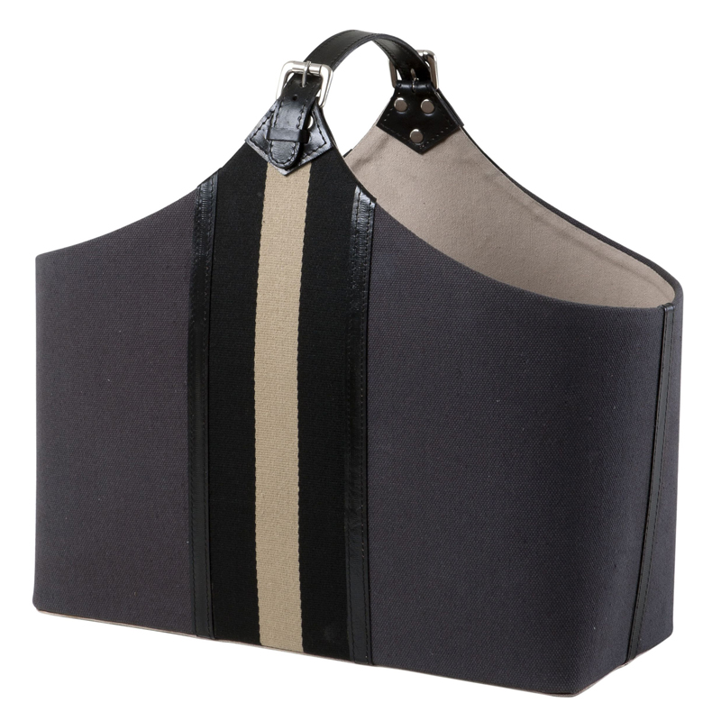 Газетница Eichholtz Bag Goldwynn Серый Черный Бежево-серый Газетница Eichholtz Bag Goldwynn Серый Черный Бежево-серый в Липецке | Loft Concept