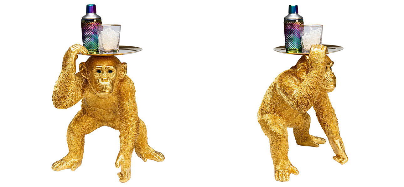 Статуэтка Golden Monkey with stand - фото