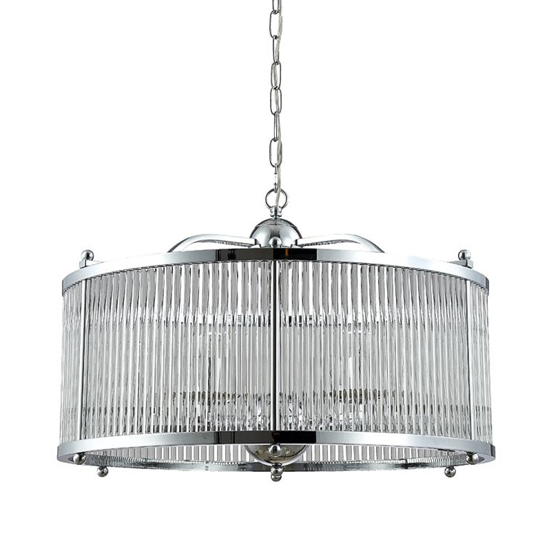 Люстра Gorden Chrome Chandelier Прозрачное Стекло Хром Люстра Gorden Chrome Chandelier Прозрачное Стекло Хром в Липецке | Loft Concept