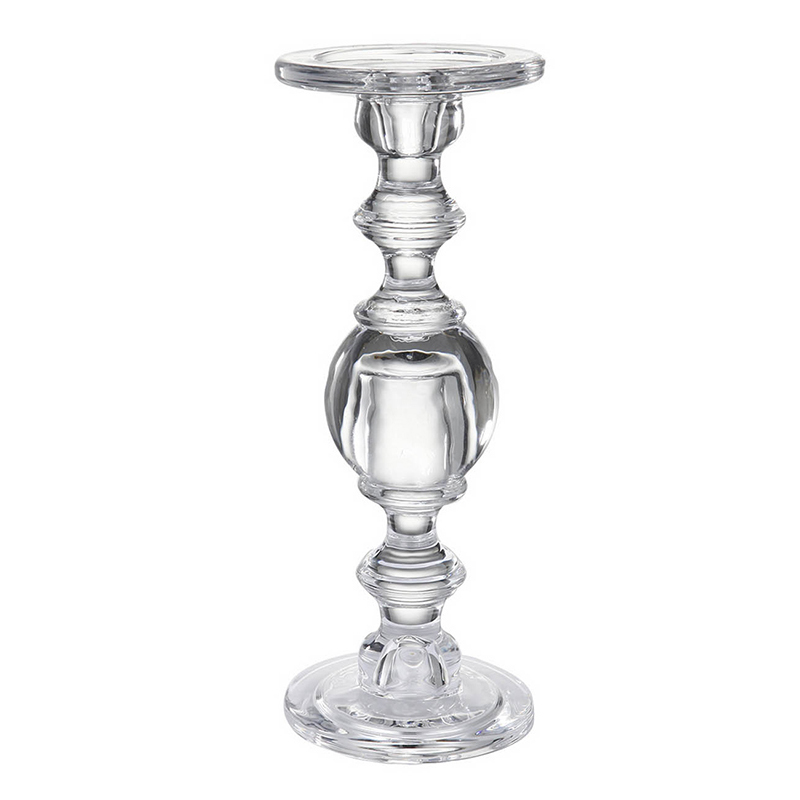 Подсвечник Glass Candlestick I Прозрачное Стекло Подсвечник Glass Candlestick I Прозрачное Стекло в Липецке | Loft Concept