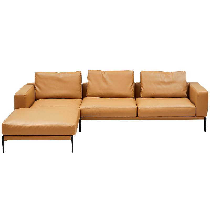 Диван угловой Minimalistic Caramel Corner Sofa Карамель Диван угловой Minimalistic Caramel Corner Sofa Карамель в Липецке | Loft Concept