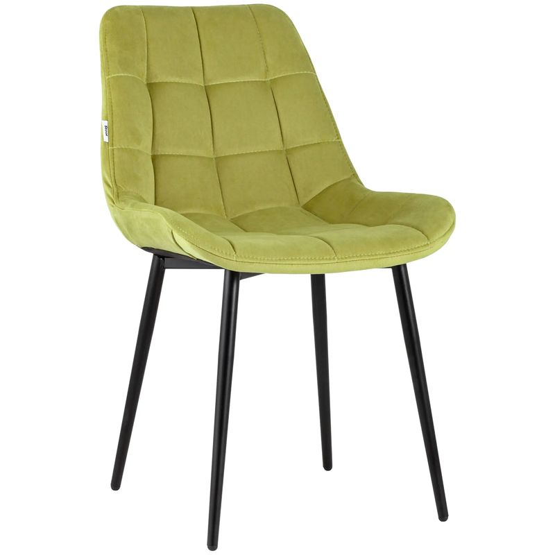 Стул NANCY Chair Зеленый лайм Лайм Черный Стул NANCY Chair Зеленый лайм Лайм Черный в Липецке | Loft Concept