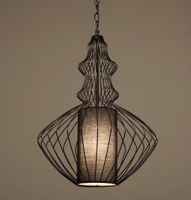 Подвесной светильник Wire Dream Pendant 2 Черный Белый Подвесной светильник Wire Dream Pendant 2 Черный Белый в Липецке | Loft Concept