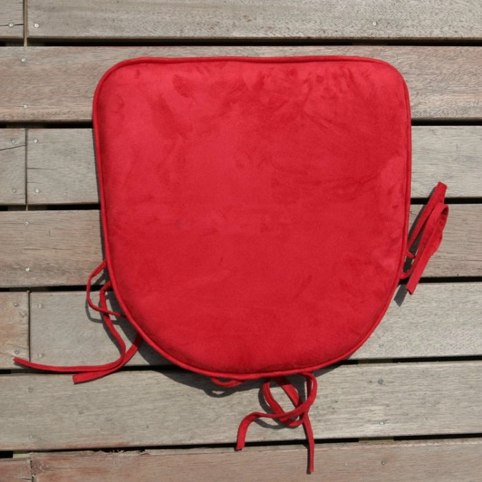 Подушка Tolix Seat Pad Серый Красный Подушка Tolix Seat Pad Серый Красный в Липецке | Loft Concept