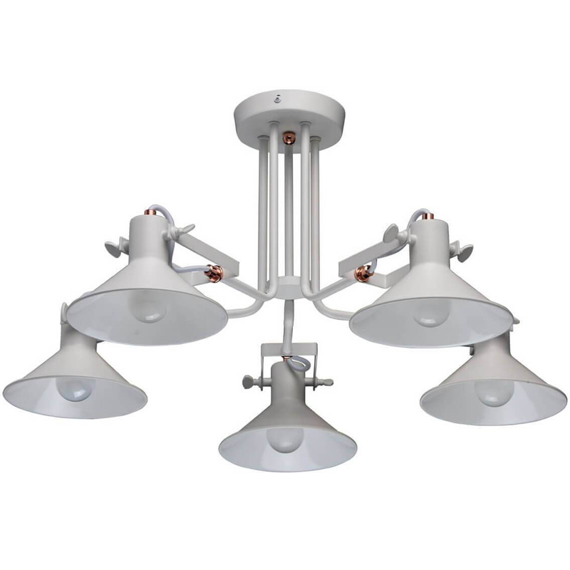 Потолочный светильник Rotating Light White Белый Потолочный светильник Rotating Light White Белый в Липецке | Loft Concept