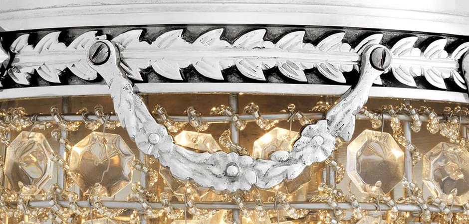 Бра Eichholtz Wall Lamp Emperor Nickel - Loft-Concept в Липецке