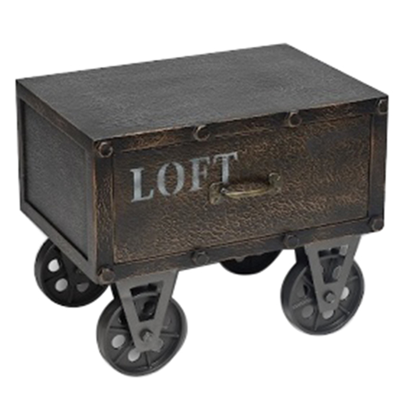 Приставной Стол Trolley Коричневый Приставной Стол Trolley Коричневый в Липецке | Loft Concept