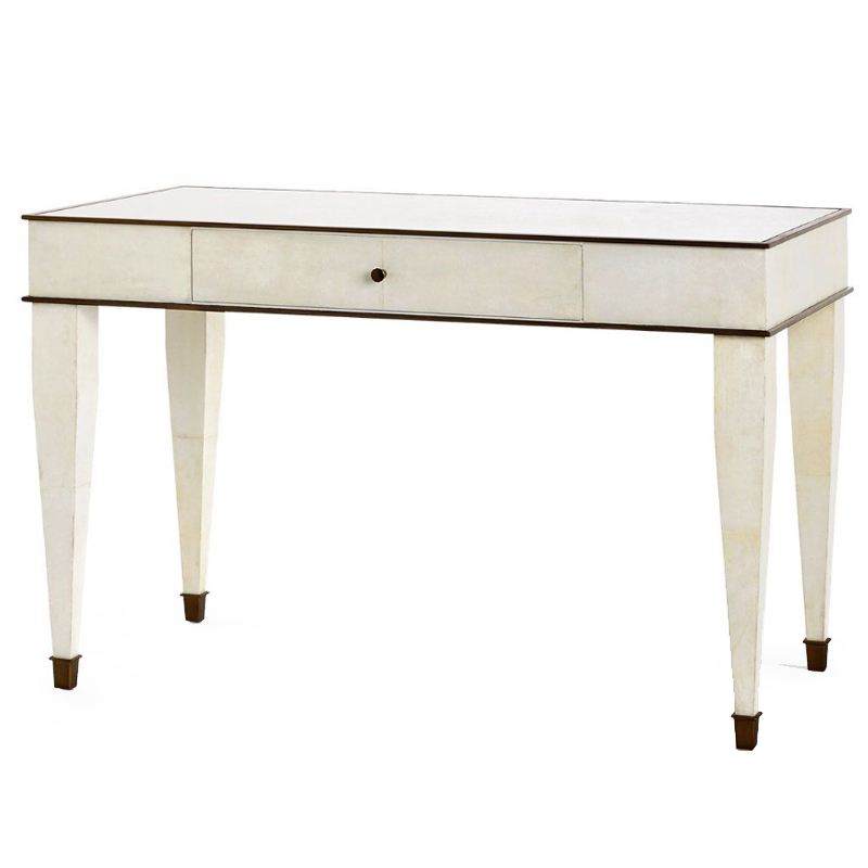 Рабочий стол BCHRISTINE DESK IN WHITE Молочный Темная бронза винтаж в Липецке | Loft Concept 