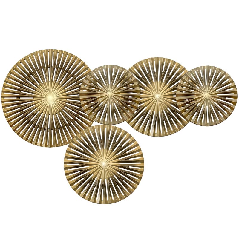 Арт-объект Apollo Brown and Gold Wall Plaque Disc gap 5 Золотой Коричневый Арт-объект Apollo Brown and Gold Wall Plaque Disc gap 5 Золотой Коричневый в Липецке | Loft Concept