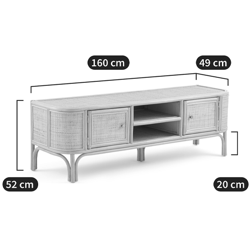 ТВ-тумба из плетеного ротанга Simone Rattan TV Stand ТВ-тумба из плетеного ротанга Simone Rattan TV Stand в Липецке