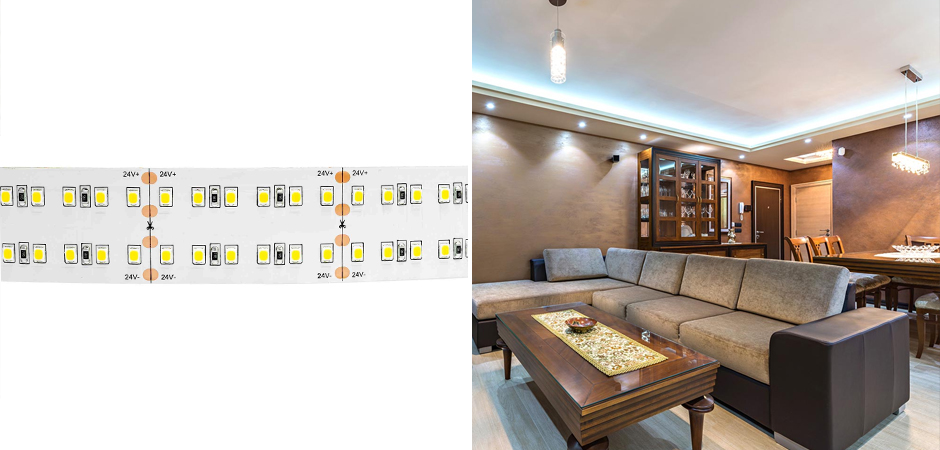 Светодиодная лента 42W/m 240LED/m 2835SMD холодный белый 5M Светодиодная лента 42W/m 240LED/m 2835SMD холодный белый 5M - Loft-Concept в Липецке