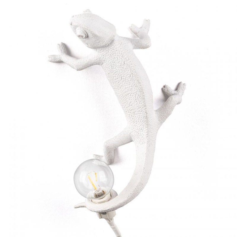 Бра Seletti Chameleon Lamp Going Up Белый Бра Seletti Chameleon Lamp Going Up Белый в Липецке | Loft Concept