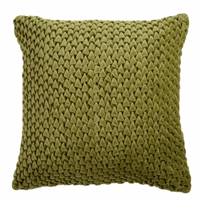 Подушка Purnama Quilting olive Оливковый Подушка Purnama Quilting olive Оливковый в Липецке | Loft Concept