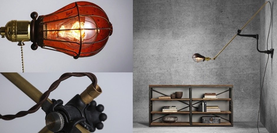 Настенный светильник Steampunk Extension Pole Bra Настенный светильник Steampunk Extension Pole Bra - Loft-Concept в Липецке