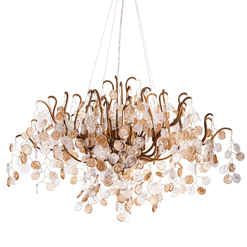 Люстра FAIRYTREE Chandelier Amber Pendants 100 Бронза Прозрачное Стекло Люстра FAIRYTREE Chandelier Amber Pendants 100 Бронза Прозрачное Стекло в Липецке | Loft Concept