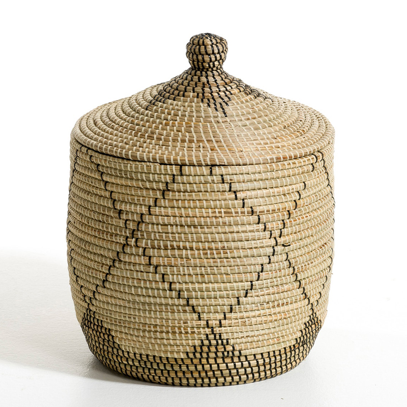 Ваза с крышкой Wicker Vase With Lid Ваза с крышкой Wicker Vase With Lid в Липецке | Loft Concept