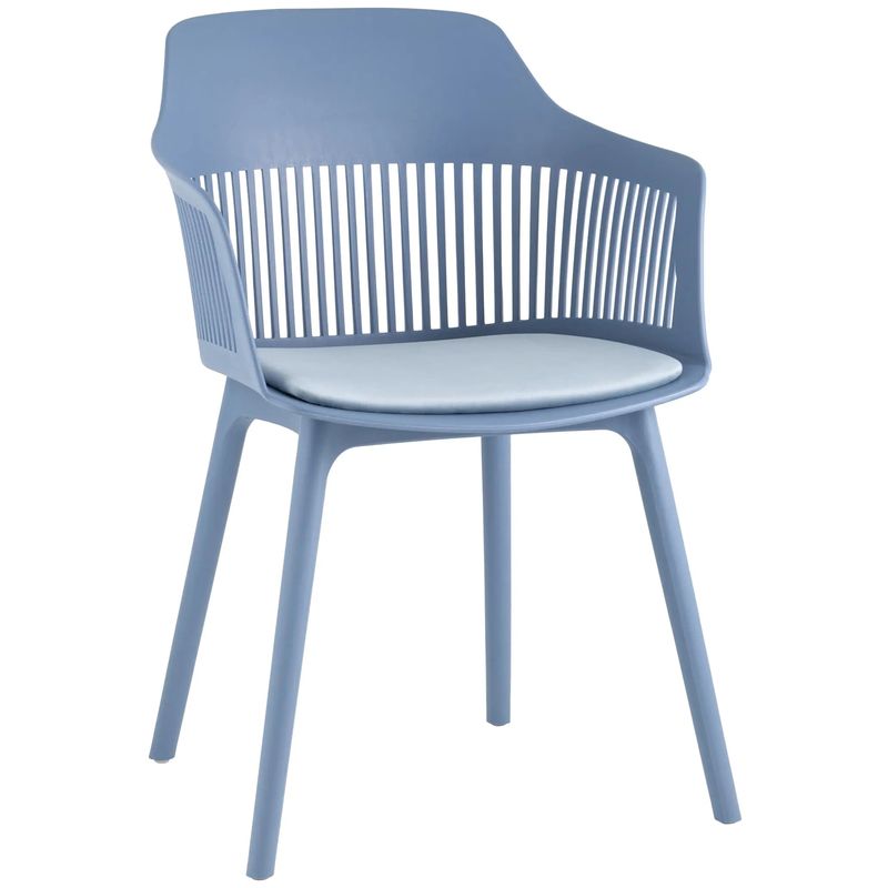 Стул Crocus Chair Голубой цвет Велюровая подушка Голубой Стул Crocus Chair Голубой цвет Велюровая подушка Голубой в Липецке | Loft Concept