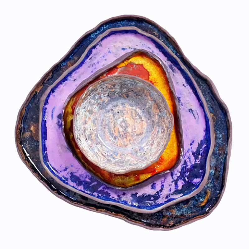 Сет из 3-х тарелок «LABRADORITE» Синий Оранжевый Серый Фиолетовый Сет из 3-х тарелок «LABRADORITE» Синий Оранжевый Серый Фиолетовый в Липецке | Loft Concept