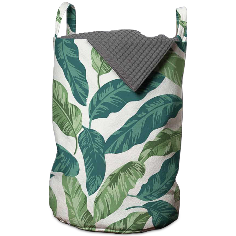 Корзина Leaf Fall Basket Зеленый Белый Корзина Leaf Fall Basket Зеленый Белый в Липецке | Loft Concept