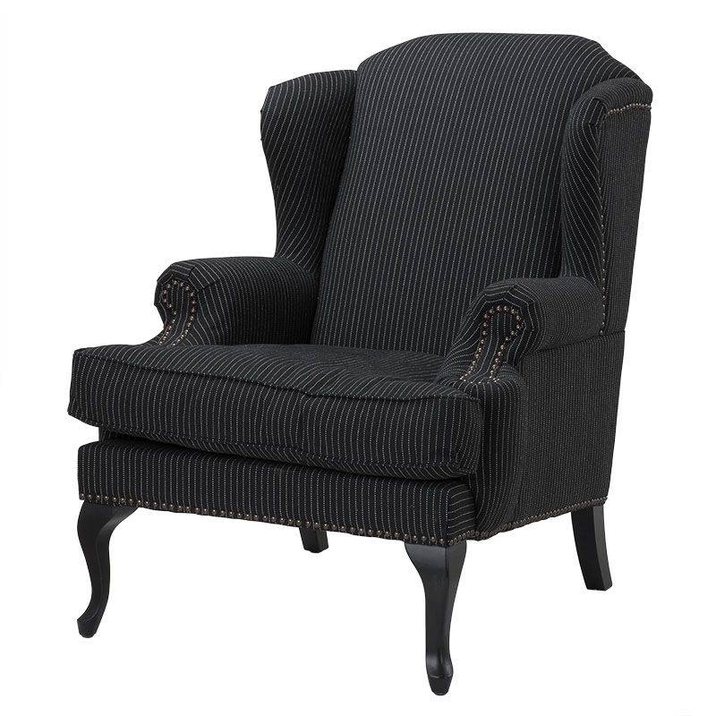 Кресло Eichholtz Chair Frank Sinatra Black & white Черно-белый Кресло Eichholtz Chair Frank Sinatra Black & white Черно-белый в Липецке | Loft Concept