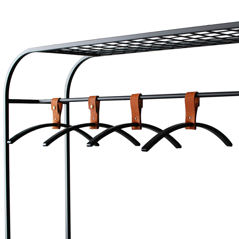 Плечики для одежды Amos Black Clothes Hanger Черный Коричневый Плечики для одежды Amos Black Clothes Hanger Черный Коричневый в Липецке | Loft Concept