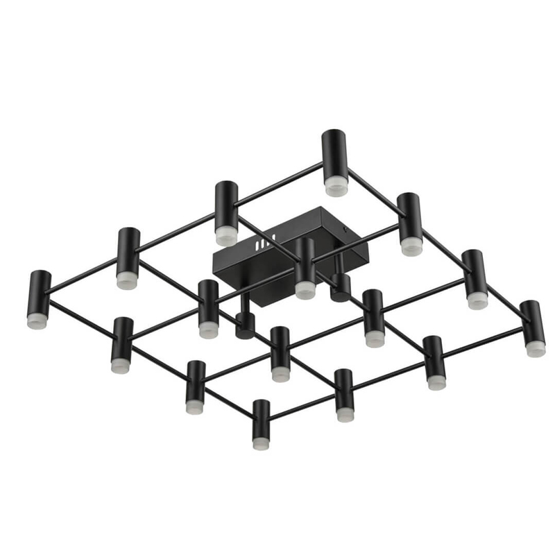 Потолочный светильник Rigor & Conciseness Lighting Round Plafond Black Белый Черный Потолочный светильник Rigor & Conciseness Lighting Round Plafond Black Белый Черный в Липецке | Loft Concept